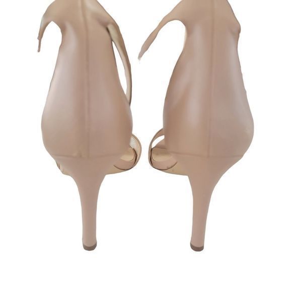 Nine West nude cream 3 in heels‎ ankle strap size 9M neutral - Picture 5 of 7